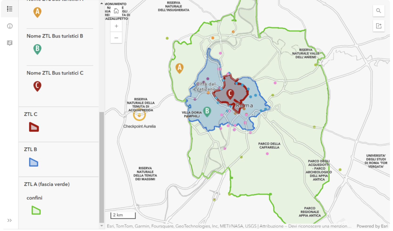 Mappa ZTL